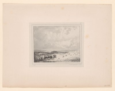 منظر التلال في ضوء الشمس ساحة سولي ثمانية مناظر طبيعية (عنوان المسلسل) Huit sujets de Paysage (عنوان السلسلة) بواسطة بول هويت