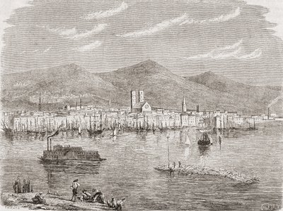 مونتريال في ستينيات القرن التاسع عشر ، نقشها أوغست تريشون (1814 م) بواسطة بول هويت