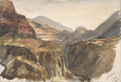 ماونتن فيو في Oisans Isère ، 1858. بواسطة بول هويت