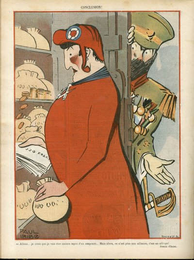 رسم توضيحي لبول إيريبي (1883-1935) في Le Rire بواسطة بول ايريبي