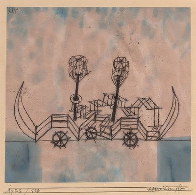 سفينة بخارية قديمة. 1922 بواسطة بول كلي