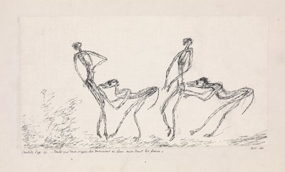 صريح ، الفصل 16. بينما تبعهم قردان بقضم أردافهم ، 1911. بواسطة بول كلي