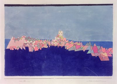 قلعة على الشعاب المرجانية بواسطة Paul Klee