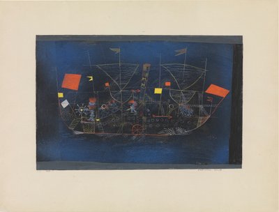 سفينة المغامرة 1927. بواسطة بول كلي