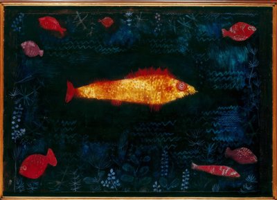 السمكة الذهبية بواسطة Paul Klee