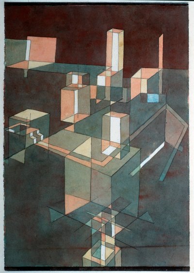 المدينة الايطالية - الرسم بواسطة بول كلي