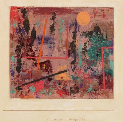 بداية بناء الحدائق ، 1929. بواسطة بول كلي