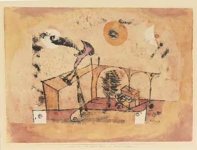 المغني البطولي كمغني موسيقي ، 1922 بواسطة بول كلي