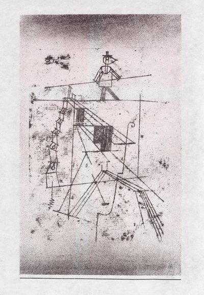 حبل مشدود ووكر ، 1923. بواسطة بول كلي