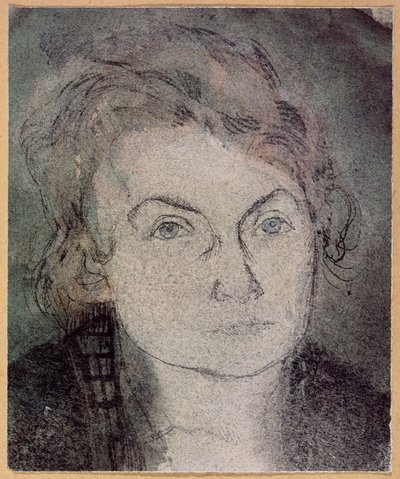 بدون عنوان (ليلي كلي ستومبف) (1876-1946) حوالي 1906 (قلم رصاص وألوان مائية على ورق) بواسطة بول كلي