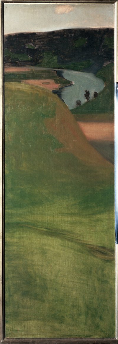 منظر لوادي آر ، سويسرا - رسم بواسطة بول كلي