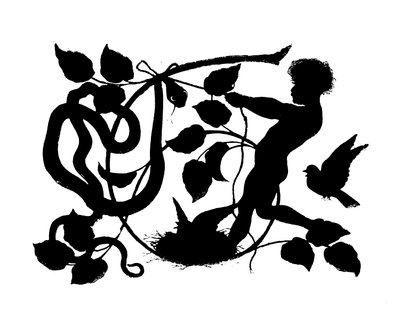 Silhouette for Puks Natlige Bedrifter (lithograph) بواسطة بول كونيوكا