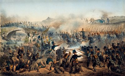 معركة نهر تشيرنايا في 16 أغسطس 1855 ، القرن التاسع عشر بواسطة بول ليفرت