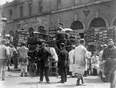 سوق بيلينجسجيت ، لندن ، 1893 بواسطة بول مارتن