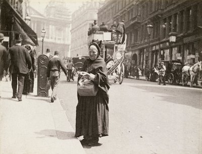 بائع المباريات ، Ludgate Hill ، لندن ، 1893 بواسطة بول مارتن