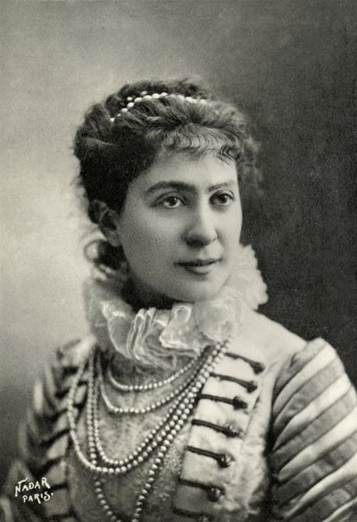 بورتريه لبلانش باريتا - الديدان (صورة) بواسطة Paul Nadar