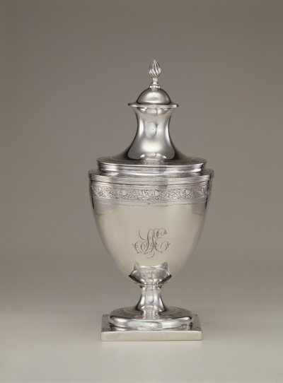 وعاء سكر مع غطاء ، 1795 بواسطة بول ريفير