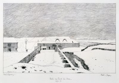 Porte du Point du Jour ، حصار باريس ، 1870-1871. بواسطة بول رو
