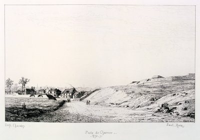 Poste de Charonne ، حصار باريس ، 1870-1871 بواسطة بول رو