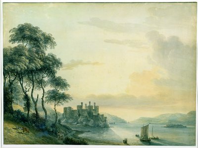 قلعة كونواي ، 1789 (مرحاض على ورق) بواسطة بول ساندبي