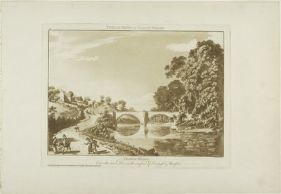 Overton Bridge / Over the River Dee، on the Confines of Denbigh and Flintshire بواسطة بول ساندبي