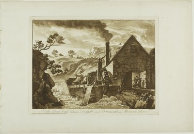The Iron Forge بين Dolgelli و Barmouth في Merioneth Shire بواسطة بول ساندبي