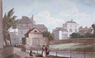 The Thatched House Inn and the New River ، إيسلينجتون ، لندن ، c1790. بواسطة بول ساندبي