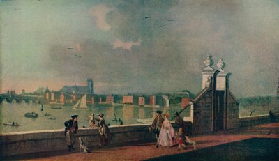 منظر من تراس منزل سومرست القديم ، c1770 بواسطة بول ساندبي