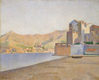دير ستادستراند ، كوليور ، أوبوس 165. - كوليور. شاطئ المدينة. التأليف 165. 1887 بواسطة بول سينياك