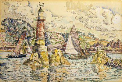 لا Phare a Lezardrieux ، 1927 بواسطة بول سينياك