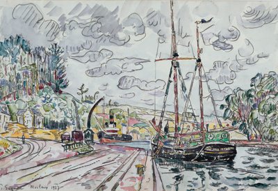 المناظر الطبيعية في Pontrieux ، 1927 بواسطة بول سينياك
