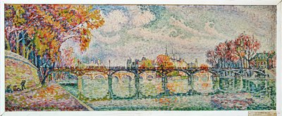 لو بونت دي آرت، باريس (لوحة على قماش) بواسطة Paul Signac