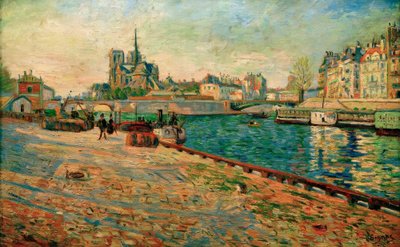 Notre-Dame، Ile Saint-Louis، view from Quai de la Tournelle، بواسطة بول سينياك