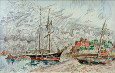 P. Signac - Marine a Loquivy بواسطة بول سينياك