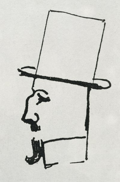 صورة لـ Félix Fénéon (حبر على ورق) بواسطة بول سينياك