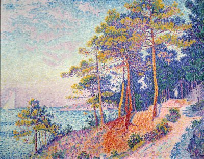 سانت تروبيز يقول درب الجمارك لوحة بول سينياك (1863-1935) 1905 صن. 0،72x0،92 م غرونوبل ، متحف الفنون الجميلة بواسطة بول سينياك