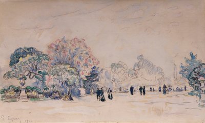 التويلري ، باريس ، 1910 بواسطة بول سينياك