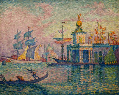 البندقية- الدائرة الجمركية ؛ البندقية - الجمارك في البحر ، 1908 بواسطة بول سينياك