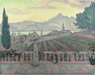 امرأة على الشرفة ، 1898 بواسطة بول سينياك