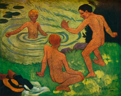 استحمام الأولاد ، 1906 بواسطة بول سيروسييه