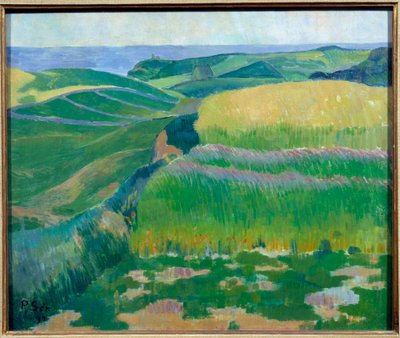 لوحة Les bles sont vert au Pouldu بقلم Paul Serusier (1863-1927) 1890 بريست ، متحف الفنون الجميلة بواسطة بول سيروسييه