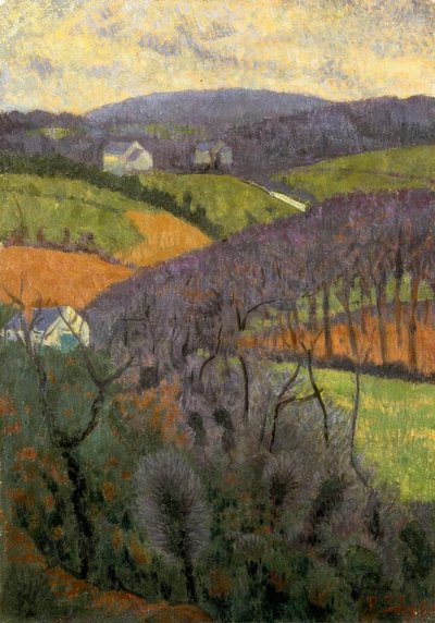 P.Sérusier ، La vallée mauve - Gemälde ، 1917 بواسطة بول سيروسييه