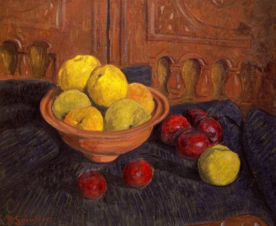 P.Sérusier ، الحياة الساكنة مع التفاح - الرسم ، 1915 بواسطة بول سيروسييه