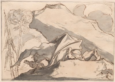 ناسك الصحراء يعشق المصلوب بواسطة بول تروجر