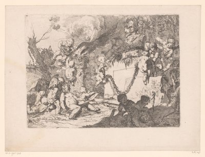 بوتي في ضريح مينيرفا بواسطة بول تروجر