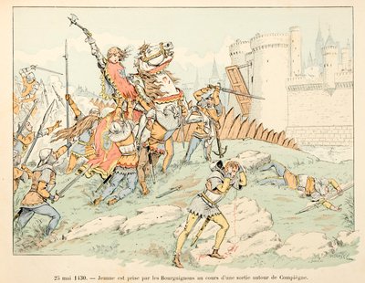 رسم توضيحي مأخوذ من كتاب "جان دارك" بقلم ثيودور كاهو ورسمه بول دي سيمانت (1855-1915): في 25 مايو بواسطة بول دي سيمانت