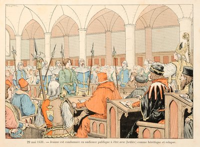 رسم إيضاحي مأخوذ من كتاب "جان دارك" بقلم ثيودور كاهو ورسمه بول دي سيمانت (1855-1915): 29 مايو بواسطة بول دي سيمانت