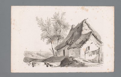 المناظر الطبيعية مع الطريق الريفي والمنزل مبادئ المناظر الطبيعية (عنوان السلسلة) Principes de paysages (عنوان السلسلة) بواسطة باولوس لوترز