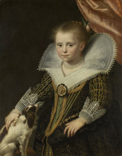 صورة لفتاة تعرف باسم الأميرة الصغيرة 1623 بواسطة Paulus Moreelse