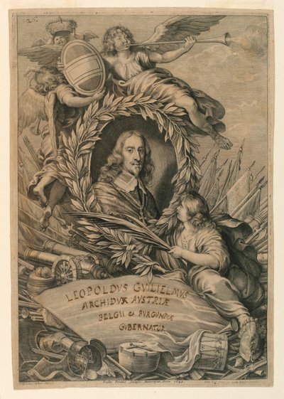 صورة للأرشيدوق ليوبولد فيلهلم (1614-1662) بواسطة Paulus Pontius